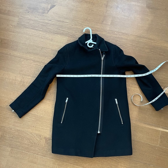 Aritzia Wilfred Free Wool Cashmere Coat Black Size M - Picture 7 of 7